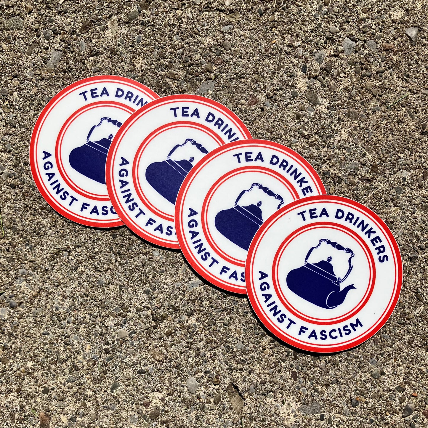 Sticker, Tea Drinkers Against Fascism