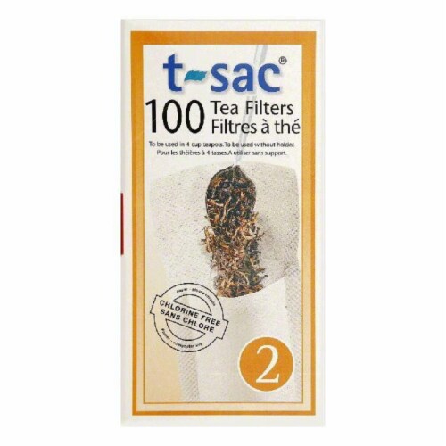 Disposable Tea Filters, size 2, box of 100